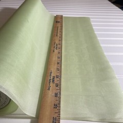 SILK light green, FABRIC 10 Yards x 22 Inches Wide or 360 Inches x 22 Wide