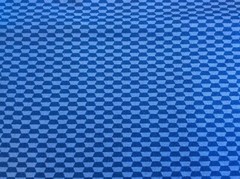 QUILTEX- THREADED WITH LOVE-GEOMETRIC #GX4-4 BLUE BY LEWIS & IRENE- 1 3/8 YARDS