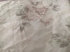 Bella Notte MATHILDE Linen fabric soft muted pastel floral by yd pink beige new