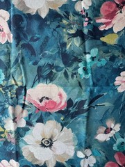 Clarke & Clarke Rugosa Midnight Designer Fabric Remnant 24″x34″