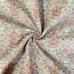 William Morris Strawberry Thief Painted Cotton Fabric for Sewing DIY BTHY 57″