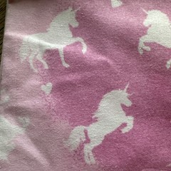Unicorn Fabric JOANN FABRICS “MAGIC MOON” PINK/WHITE COTTON FABRIC 2 2/3 Yards
