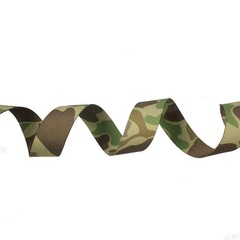 1M Digital Camouflage Webbing Non-elastic Edging Strips 2.0/2.5/3.8/5.0cm Width
