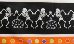 Halloween Fabric Panel 100% Cotton Count Dracula 23 1/2″ X 42″