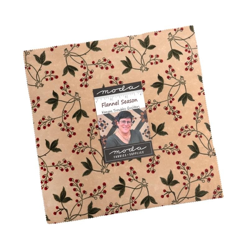 Flannel Season 10″ Square Pack by Moda