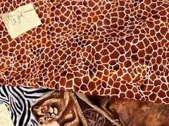 Fabric Bundle Quilters Cotton Quality Animal Prints, Browns Earthy Tones
