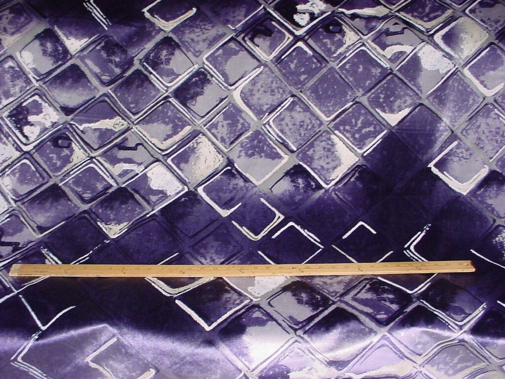 3Y Holly Hunt 3231 Mirrored Glass Prussian Velvet Drapery Upholstery Fabric