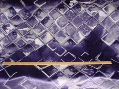 3Y Holly Hunt 3231 Mirrored Glass Prussian Velvet Drapery Upholstery Fabric