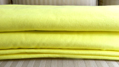 Cotton Flannel Fabric Lemon Yellow Solid 5.0 YDS 42″ W NEW Jo-Anns