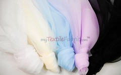 Sheer Japanese Super Organza Fabric Sold by the Continuous Yard | 100% Poly 60″