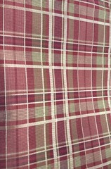 Covington Burgess Plaid Woven Upholstery Fabric In 137 – Antique Red, 3.5 Yards