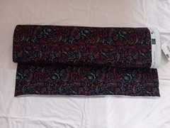 1M X 1.50M Autumn Fruits Red-Brown French Terry Christiane Zielinski Fabric