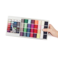 NEX 60 Pcs Bobbins Sewing Thread Kit, Polyester Multicolor
