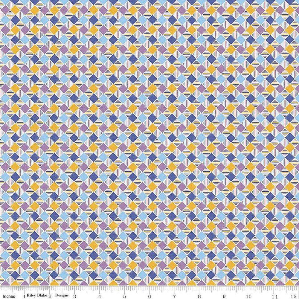London Bouquet Urban Check B – Liberty of London for Riley Blake – Fabric by the