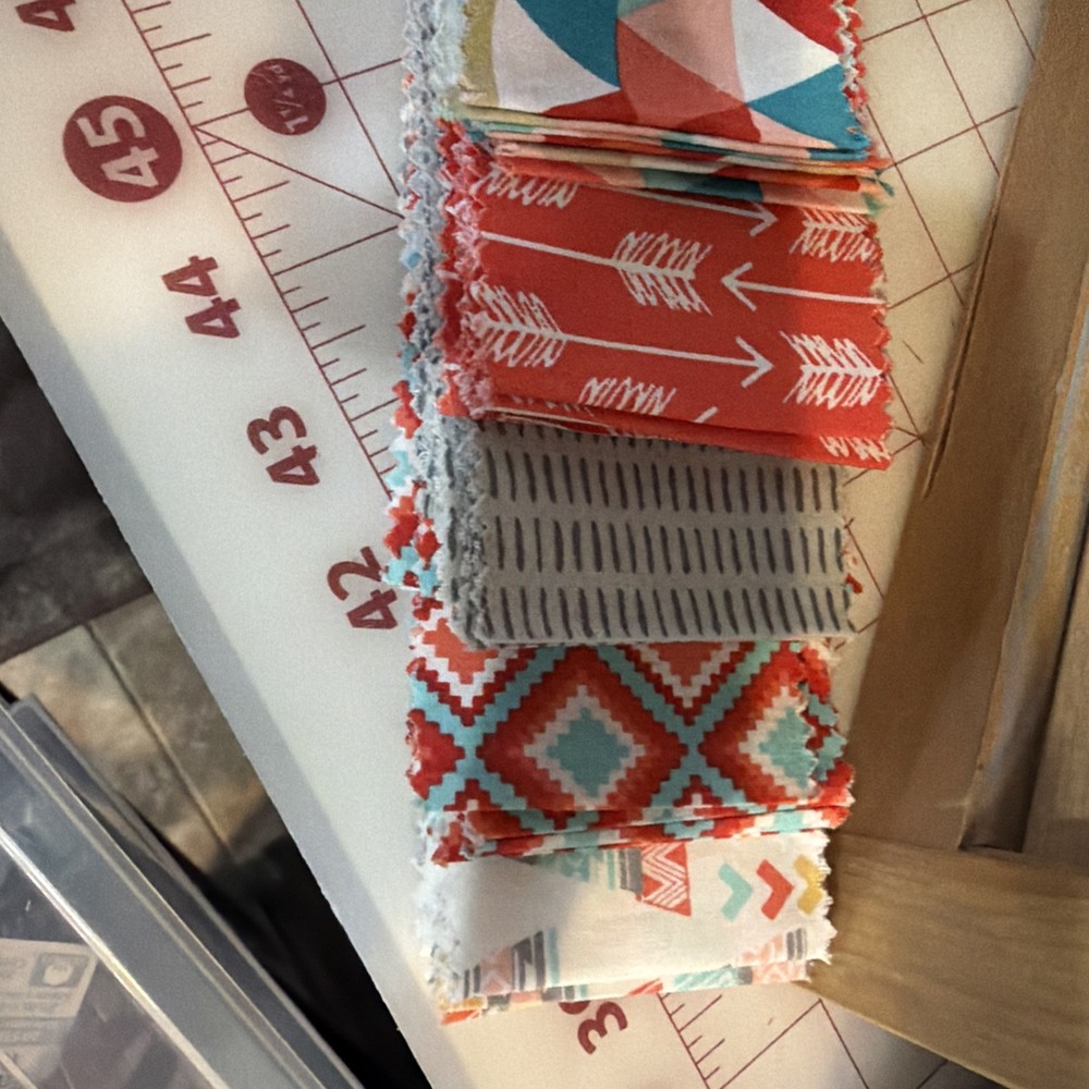 Jelly Roll 2.5 X 42” Coral Roll With 22 Strips Cotton