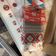 Jelly Roll 2.5 X 42” Coral Roll With 22 Strips Cotton