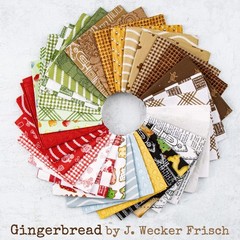 Icing Stripe in Blue | Gingerbread | Riley Blake