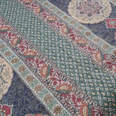 Covington Upholstery Fabric 2Y x 57″ Turkish Medallion Print Boho Floral Maximal