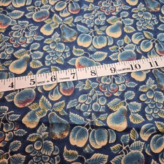 Pear Plum Grape Apple Fruit Cotton Fabric Vintage Classic Cottons 2003 6 Yds