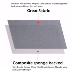 Suede Fabric with 1/8″ Foam Backing Sewing Material Upholstery 72″x60″ Beige