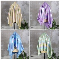 1M Metallic Shiny Wet Look Waterproof Nylon Fabric For Puffer Coat Jacket Crafts