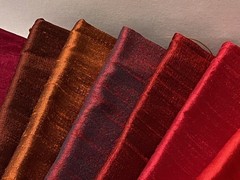 SILK COLLECTION 16 SILK DUPIONI COLORS 18″X22″ EACH NEW