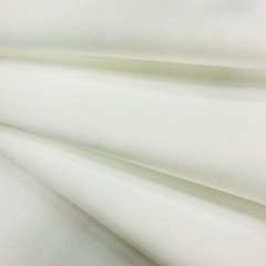 Audrey IVORY Polyester Dull Satin | Matte Satin Fabric for Gowns, Dresses, Skir