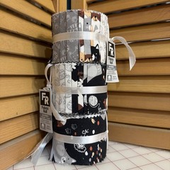Three Jelly Rolls 2.5 X 42” Kitty Cat Fabric 5 Designs