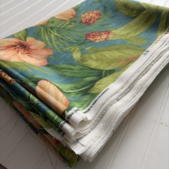 Covington Fabric Tropical Floral Upholstery 8 Yards x 56″ W Indoor Outdoor