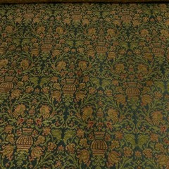 Burch Hansen Emerald Green Chenille Upholstery Fabric