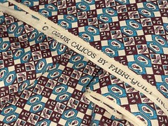 1/2 Yd Ozark Calicos Tulip Fabri-Quilt Vintage Retro Floral Cotton Fabric BTHY