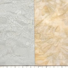 Lot of 8 Fat Quarters Neutral Handpaints Lunn Fabric FQ Pack 100% Cotton Gold