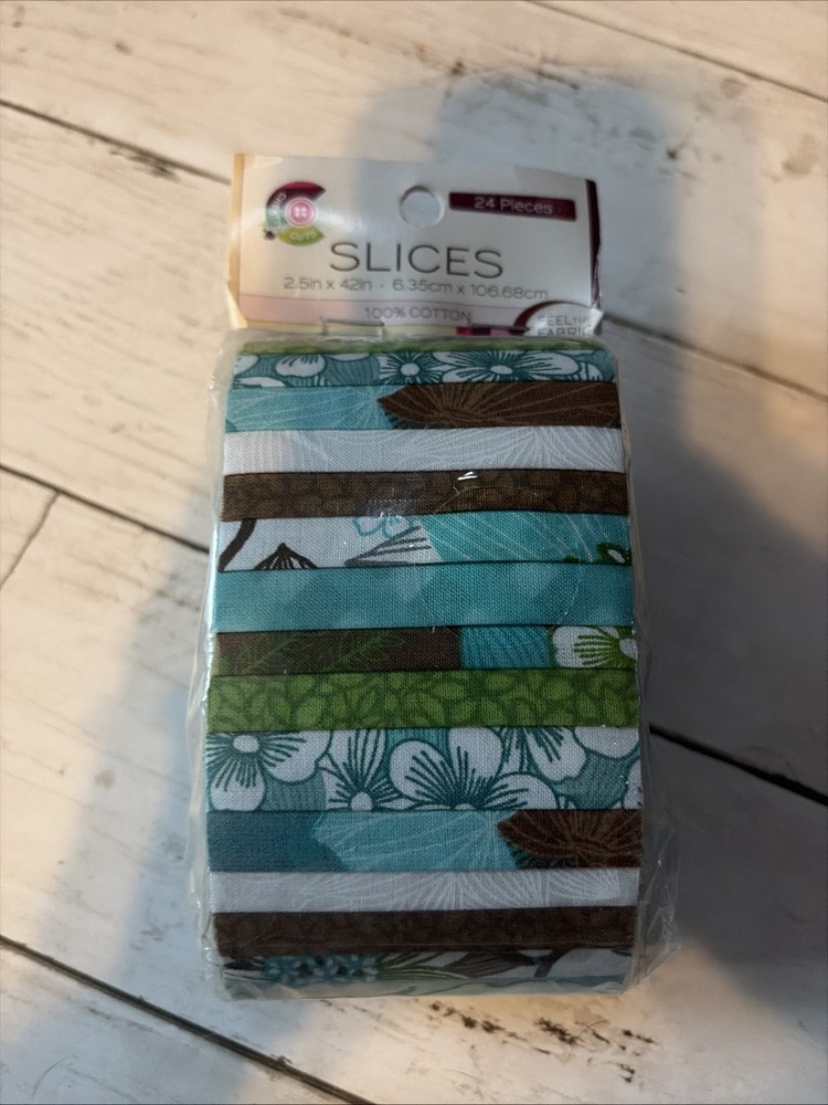 Fabric Editions™ 100% Cotton 2.5″ x 42″ 24 Pieces Premium Quilting Fabric Slices