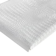 Crocodile Pattern Faux Leather Fabric 36″x54″ Marine Vinyl Soft Alligator Ski…