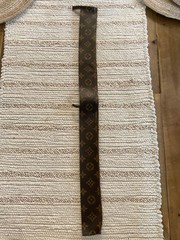 Louie Vuitton Cut Scrap Fabric Material Repair Replace Reuse Crafts
