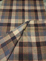 Vintage Wool Blend Fabric Lot Of 4