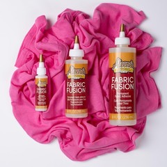 Fabric Fusion Glue .66 oz 3-Pack Permanent & Washable Adhesive Dries Flexible