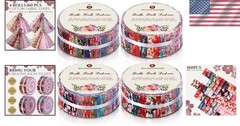 Japanese Style 160pc Cotton Fabric 2.44″x39″ Quilting Rolls – Quality Crafting