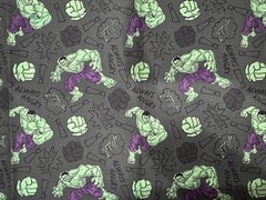 Marvel Avengers’ ‘Angry’ Hulk 100% Cotton Fabric By the Quarter Yard 9″ x 43″