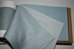 FABRIC SAMPLE BOOK Multicolor PACIFIC LINEN Jaclyn Smith Home 49pcs LOT 55%Linen