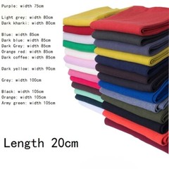 20cm DIY Knit Ribbed Fabric Stretch Trim Neckline Cuff Waistband Rib Trims Soft