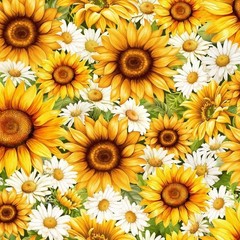 Timeless Treasures You Are My Sunshine Sunflower Cotton Quilt Fabric by the Yard