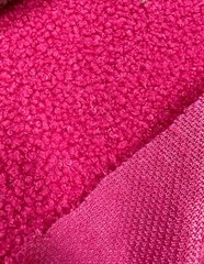 Polyester Mechanical Stretch Soft Faux Sherpa Fleece Fabric