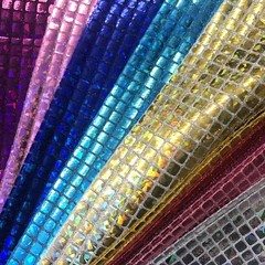 Hologram Square Sequins Fabric for Decoration and Crafts 44″ Wide By The Yard