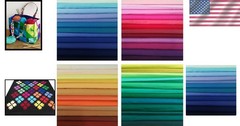 Multi-Colored 12″x12″ Precut Cotton Fabric Bundles – Ideal for Sewing Projects