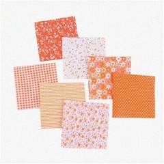 Printed Linen Fabric Pack 2 Pieces 25x25cm
