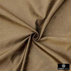 Medium Brown Faux Silk Fabric By The Yard, 42 inches width Brown Silk Fabric