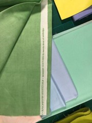 Quilters Fabric Project Bundle 13.25 yds Pastels Green Blue, Quilting Treasures