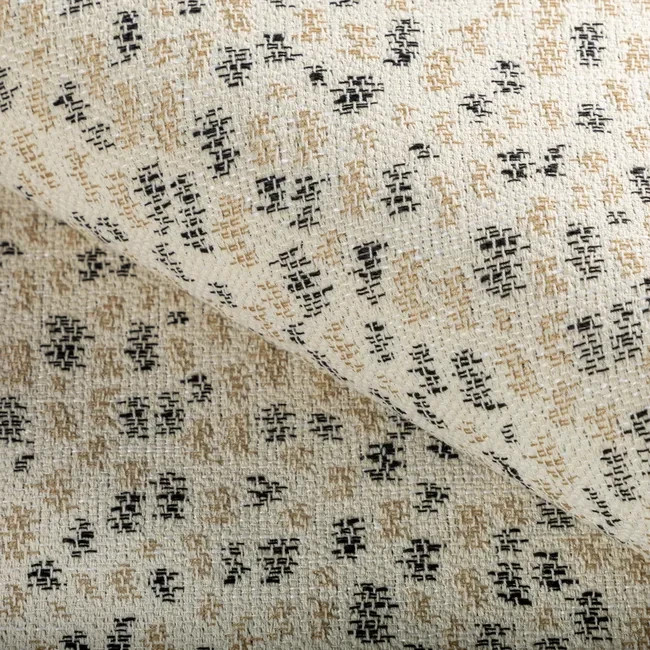 Groundworks OUTDOOR All Over Spots Fabric- Combe / Ivory 0.75 yds GWF-3787.168