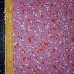 Ruby Star Meadow Star by Alexia Abegg RS4099 16 Pink BT yard x 43inches